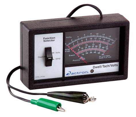 The dwell meter may be used simultaneously with the tachometer, or without the tach-ometer. . Tach and dwell meter